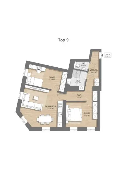 ROOF TOP WÄHRING! - TOLLE INVESTMENTMÖGLICHKEIT IM HERZEN DES 18. BEZIRKS!