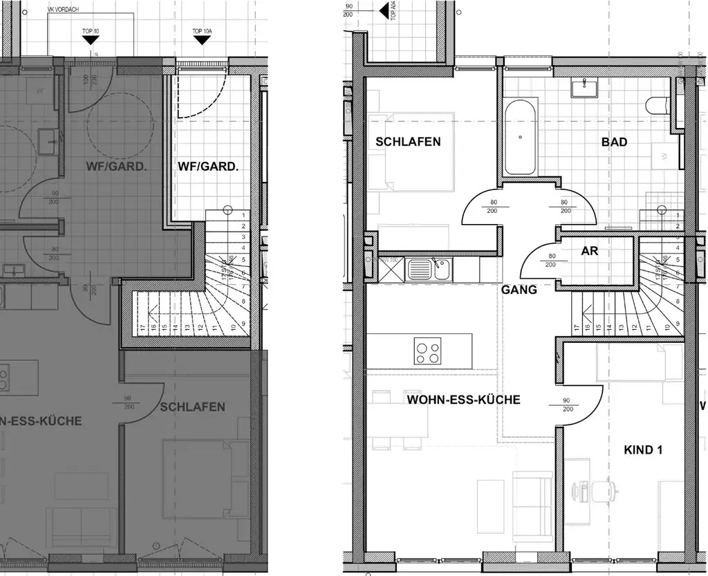 Moderne Mietwohnung inkl. Einbauküche - Top H10A
