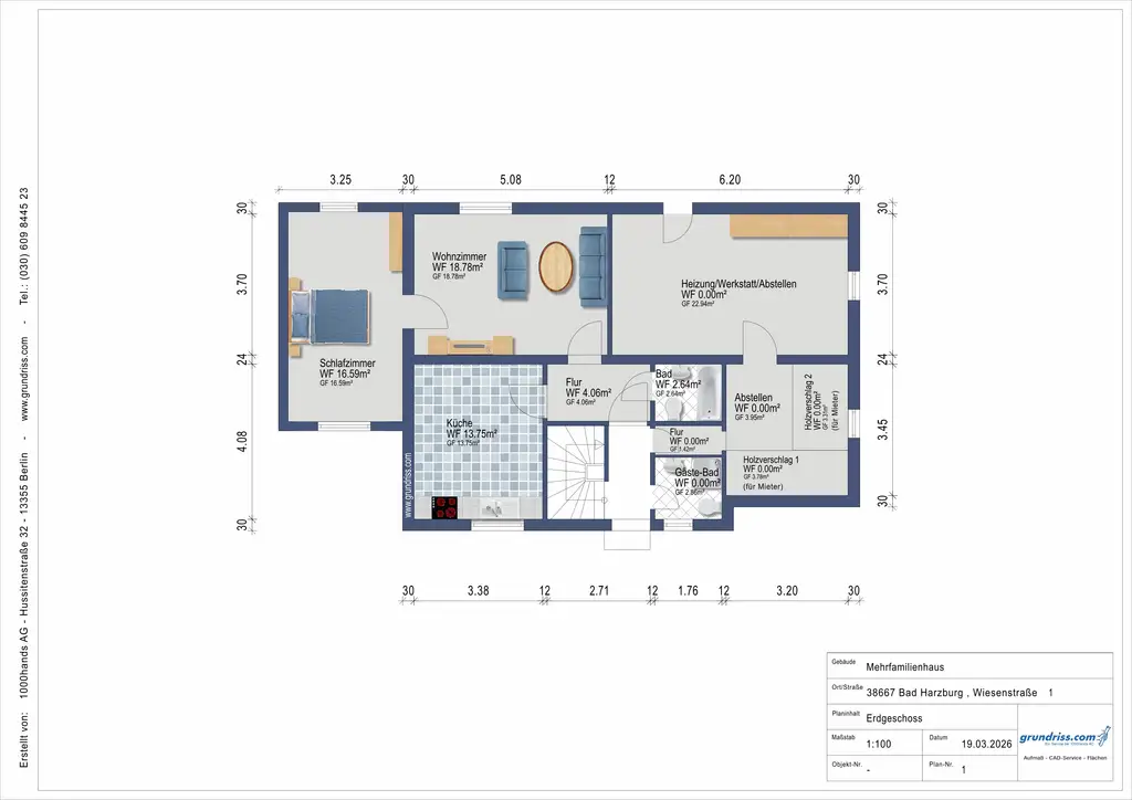 Grundriss Erdgeschoss