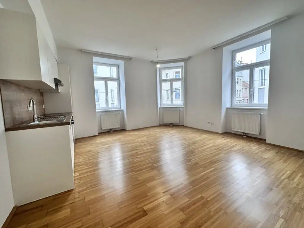 Charmante 53m² Altbauwohnung, 2 Zimmer, neue Einbauküche & Lift