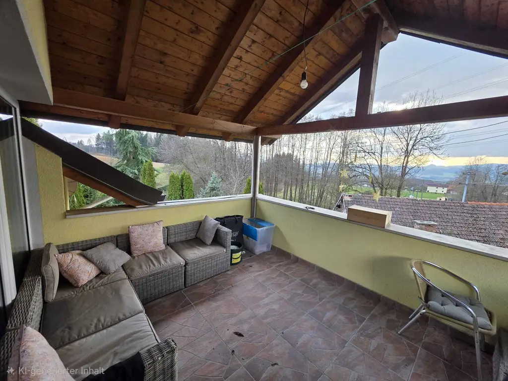 Großzügiges Haus in Maria Rojach mit Terrasse, Balkon, Kamin & Solar!