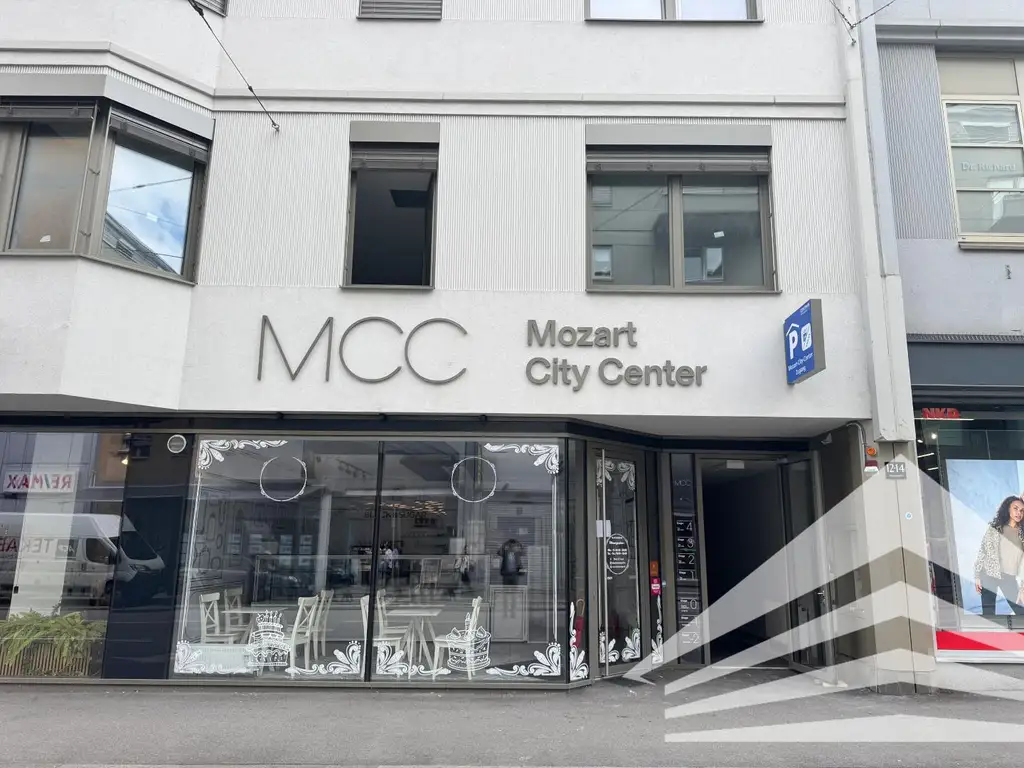 MOZARTSTRASSE - 64 m² Geschäfslokal mit großer Schaufensterfront in bester Innenstadtlage