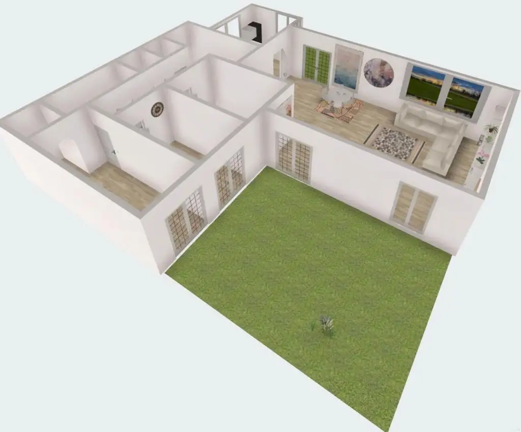 Best  Lage St.Peter:  Barrierefreie großzügige Erdgeschoss  Wohnung 129m² Wohnfläche + Atrium Garten + 2 Terrassen 65m²