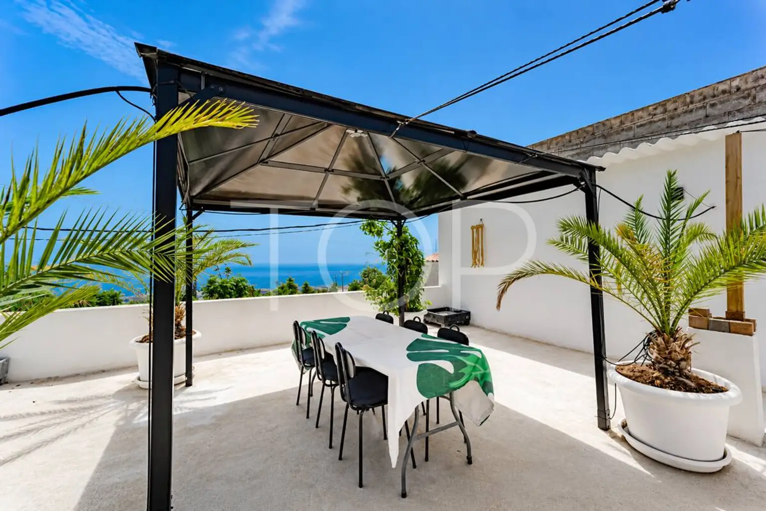 Doppelhaushälfte mit Meerblick und großer Terrasse in Los Menores, Adeje