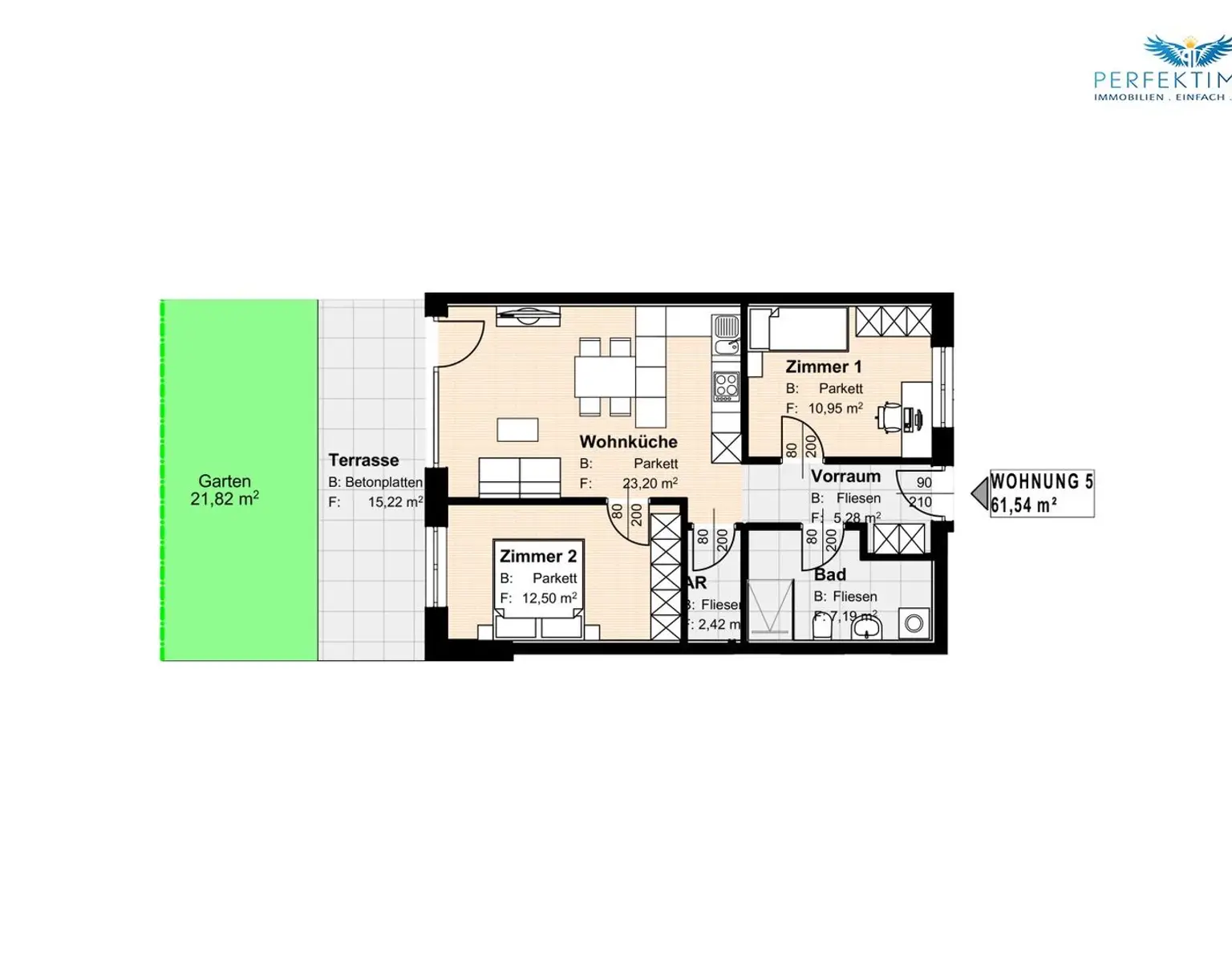 "Wohnen mit Aussicht auf die Geierwand" - Neubauwohnung W 5
