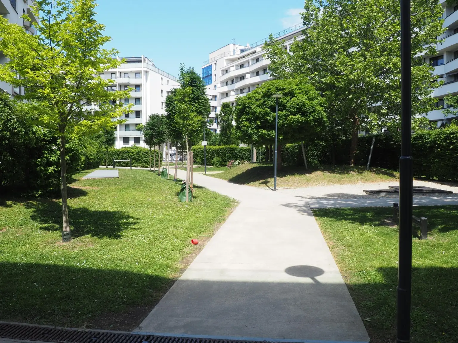 begrünte Hausanlage