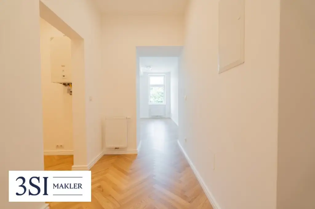 Elegante 3-Zimmer-Wohnung mit Parkblick – Erstbezug im revitalisierten Altbau