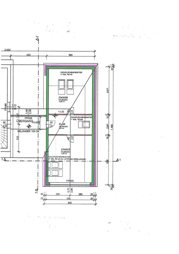 Grundriss DG Zubau