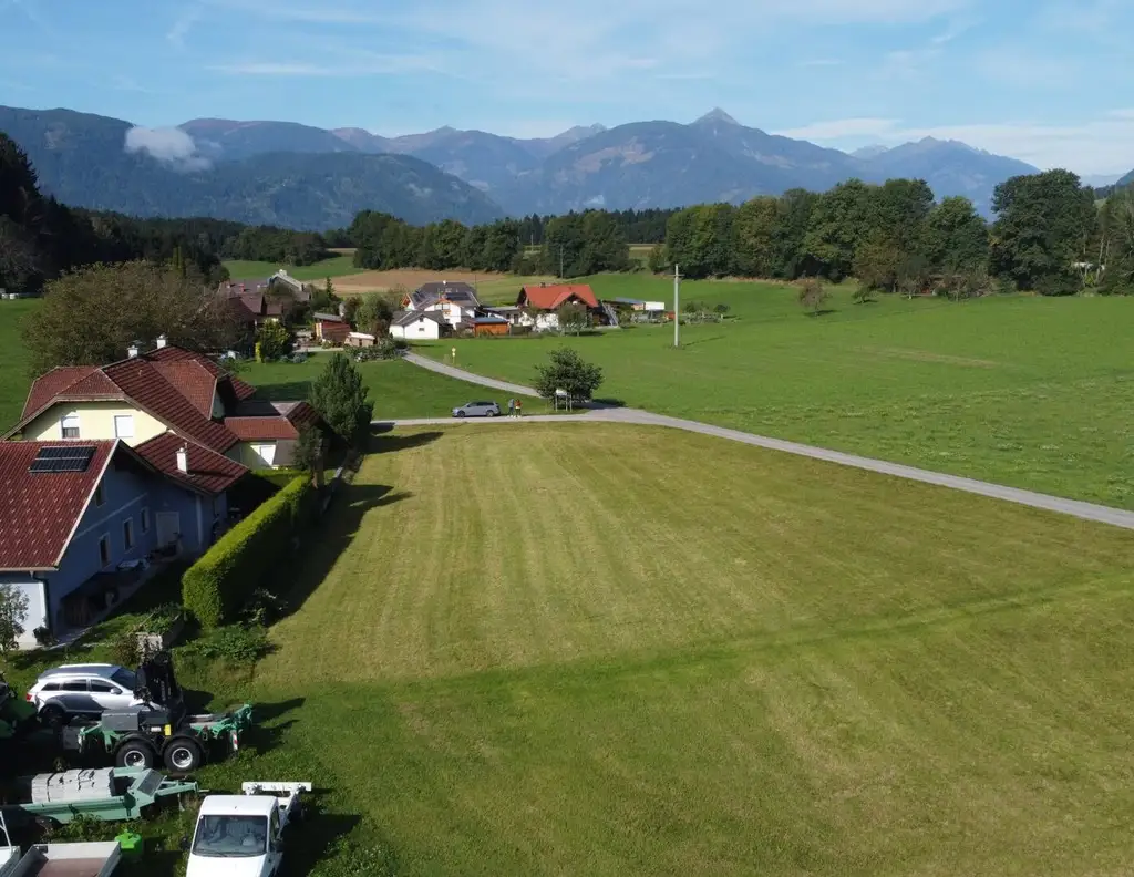 Baugrundstücke in guter Lage nahe Seeboden am Millstätter See zu kaufen.