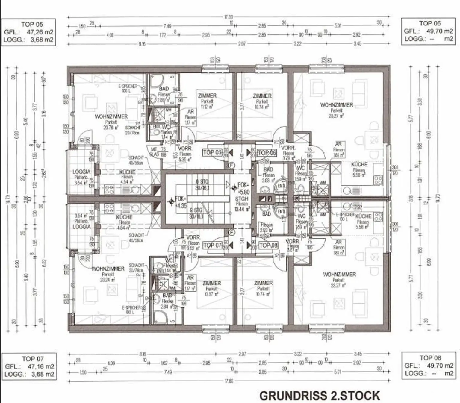 Grundriss Wohnhaus - 2