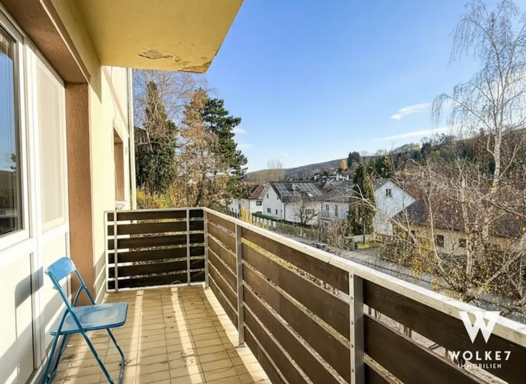 Attraktive 2,5-Zimmer-Wohnung in Maria Gugging – Ruhige Lage mit herrlichem Grünblick von der Terrasse I Öffentlich ca. 30 min. bis Wien Nussdorf