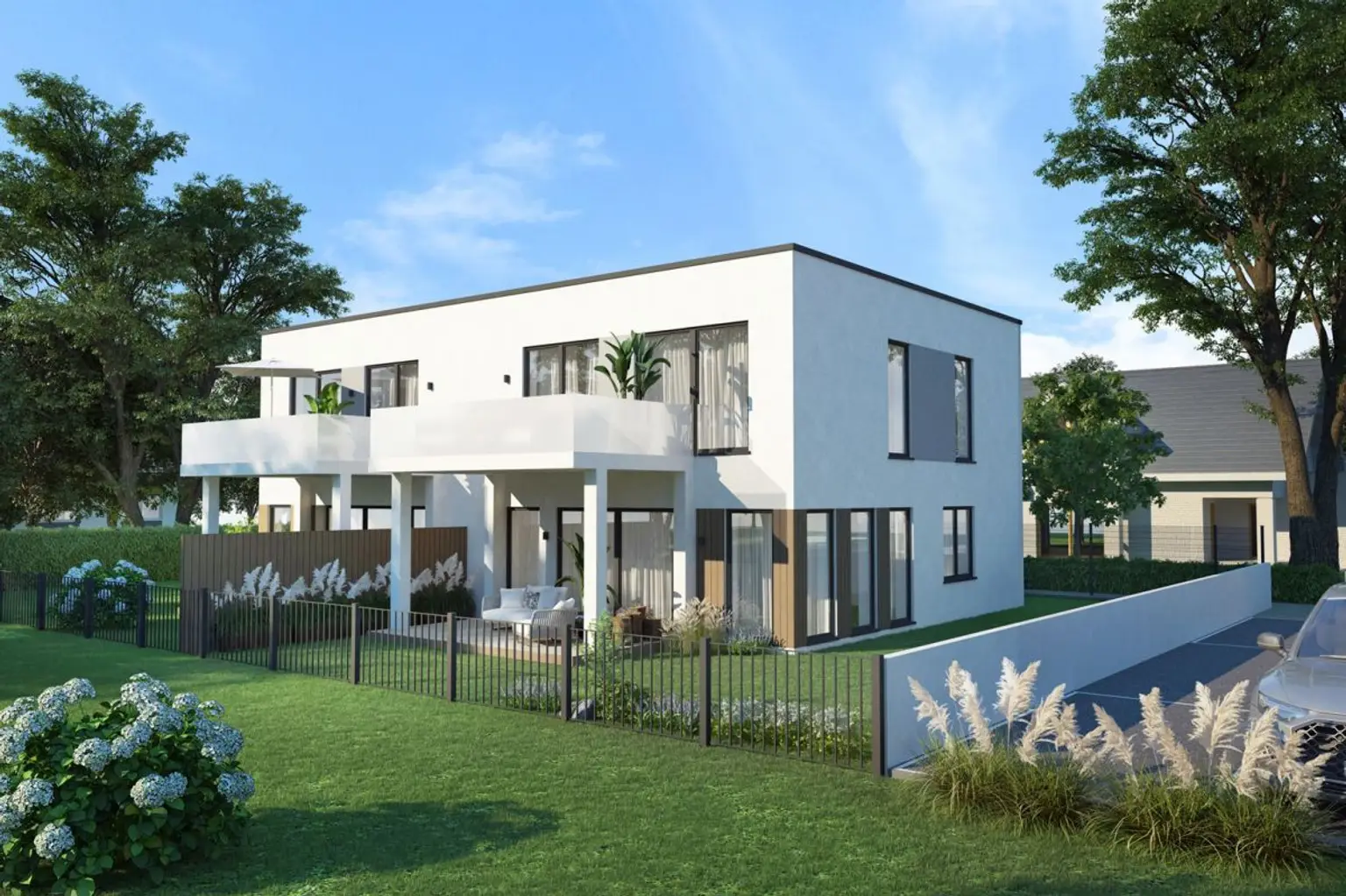 Rendering_1 | ++ NEU ++ BAUBEGINN demnächst - DOPPELHAUSPROJEKT | Prima Service Immobilien