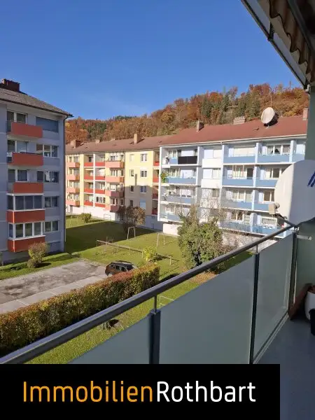 Gemütliche 2-Zimmer-Wohnung mit Balkon in Bruck an der Mur!