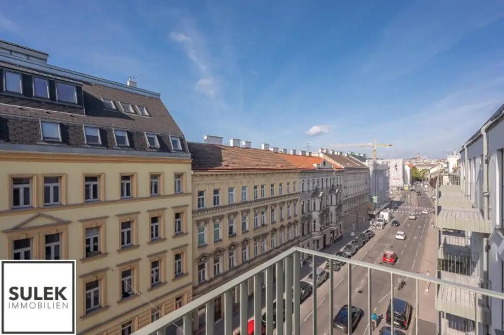 Erstbezug! Perfekt geschnittene 2 Zimmer Wohnung mit Balkon & top Anbindung (U4, U6, uvm.)