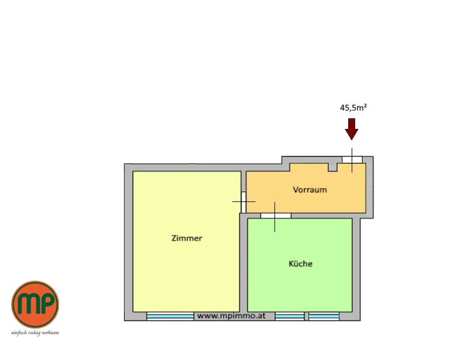 perfekte Junggesellenwohnung - 10 Minuten von der City