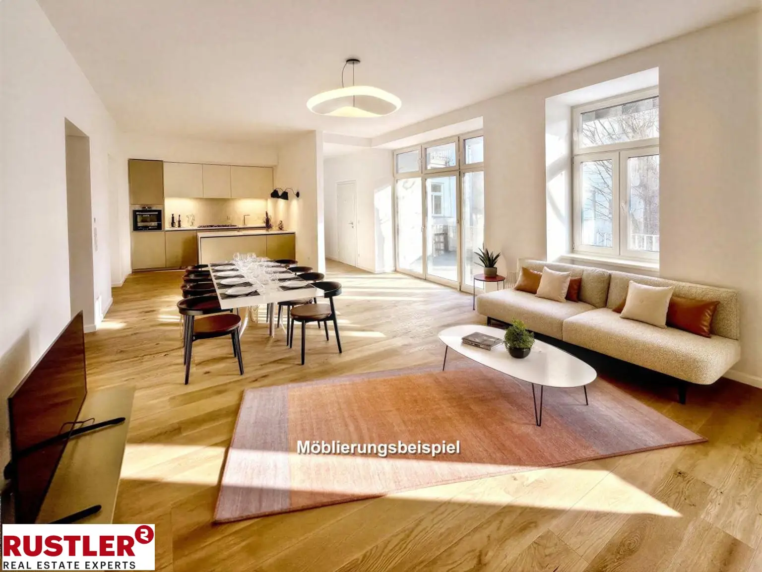 Wohnbereich + Küche2