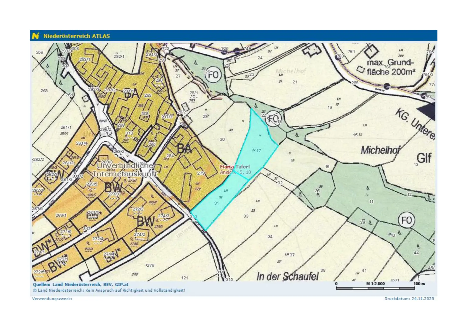 FLÄWI (Quelle: NÖ Atlas)