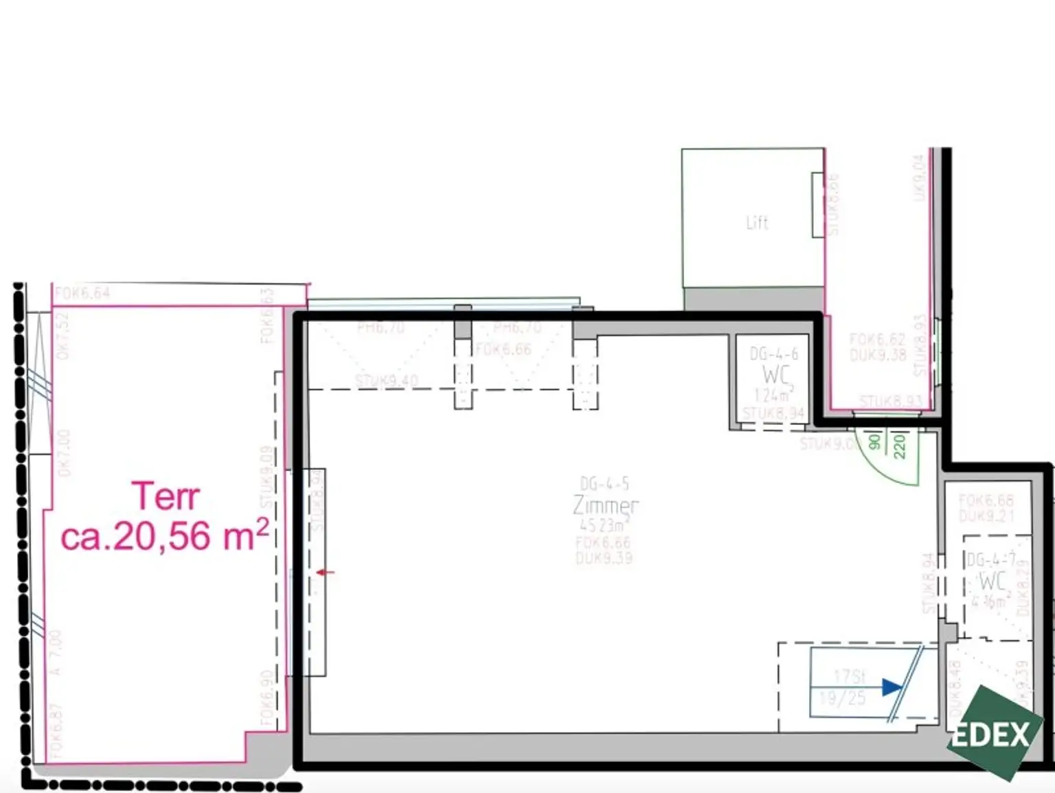 Klimatisierte 3-Zimmer-Maisonette mit Terrasse