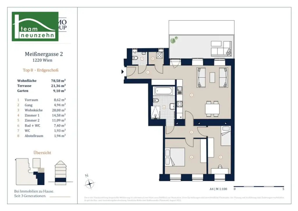 Hochwertig & Charmant! Stilaltbau mit guter Anbindung ins Zentrum. Top Ausstattung. SOMMERAKTION - KÜCHE INKLUSIVE! - JETZT ZUSCHLAGEN