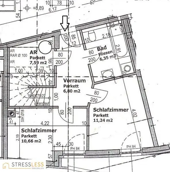 Exklusive 3-Zimmer Maisonette-Wohnung im Herzen von Korneuburg mit 2 Balkonen und imposanter Dachterrasse
