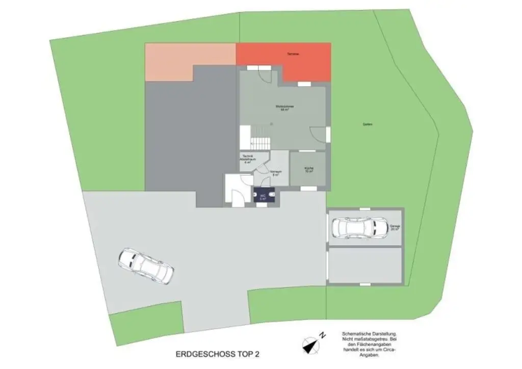 Moderne Doppelhaus-Villa in Niederösterreich: Erstbezug mit Garten, Garage und einen Stellplatz!