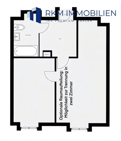 Optionale Raumaufteilung