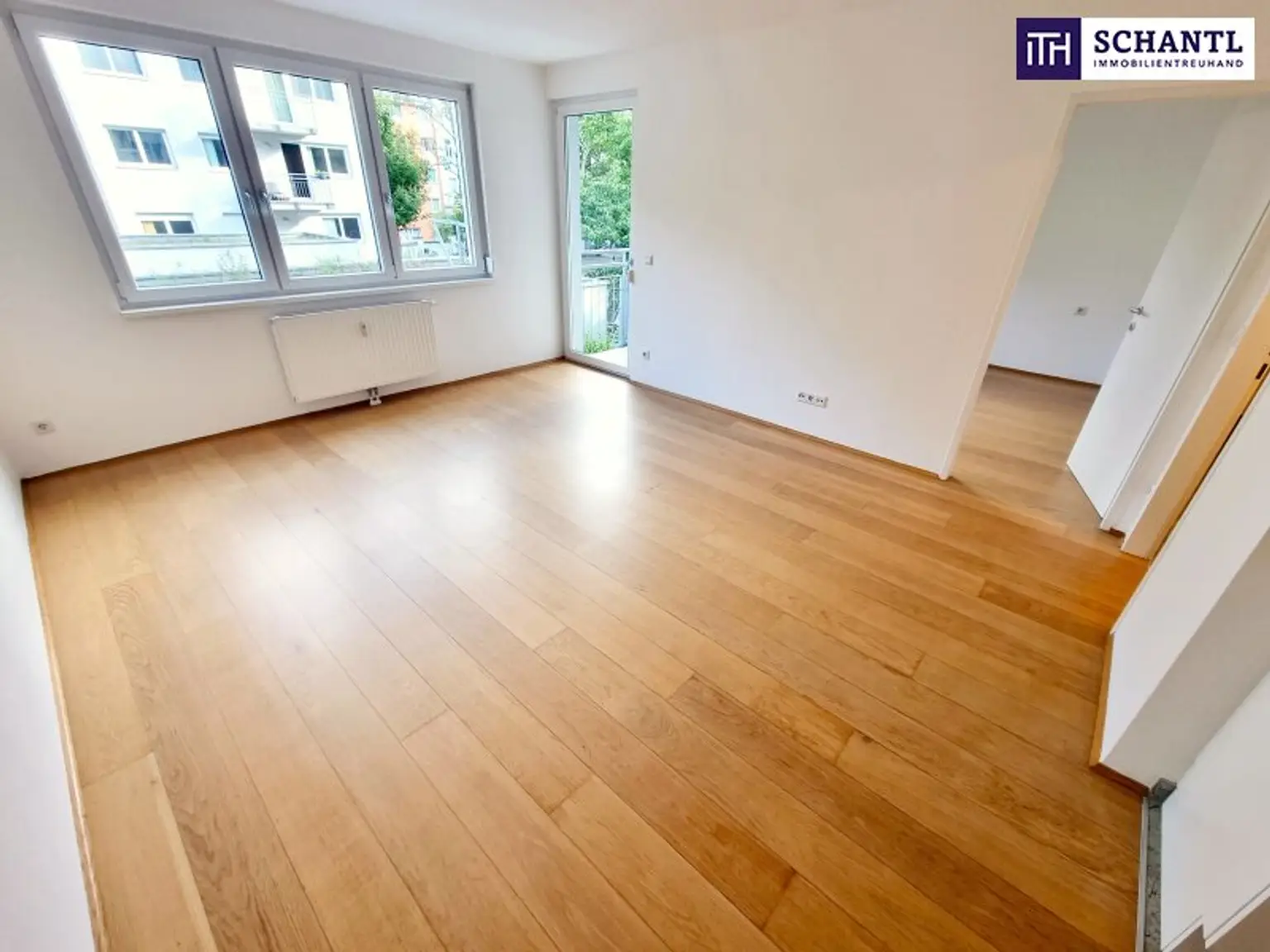 Klein wohnen - groß genießen! Hofseitige Neubauwohnung mit Balkon und Grünblick! Perfekte Raumaufteilung + Beste Vermietbarkeit + Garagenplatz optional! Jetzt zugreifen!