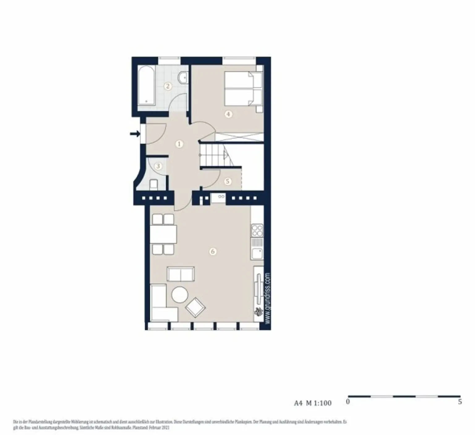 Helle 4-Zimmer-Maisonettewohnung mit großzügiger Terrasse