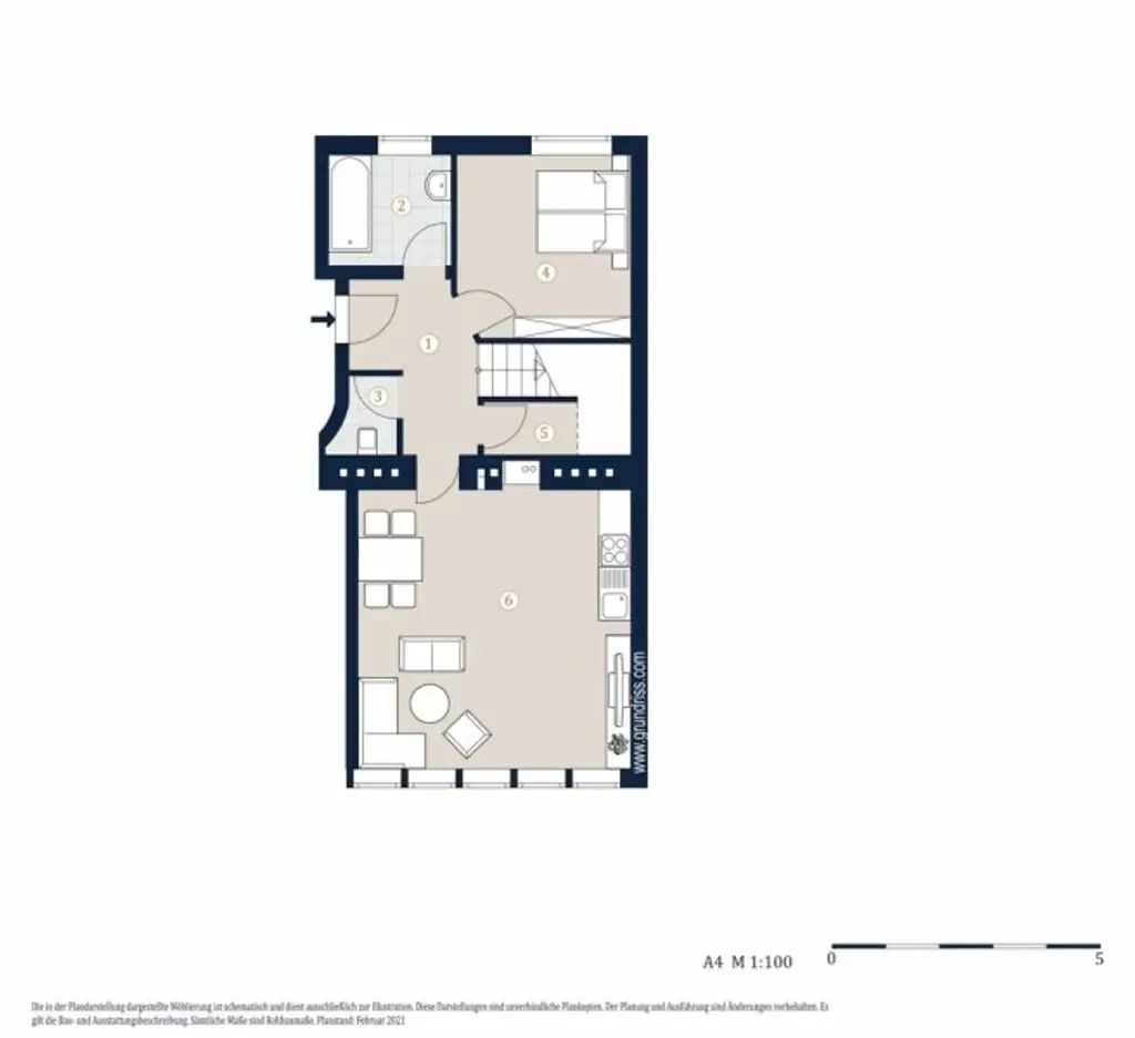Helle 4-Zimmer-Maisonettewohnung mit großzügiger Terrasse