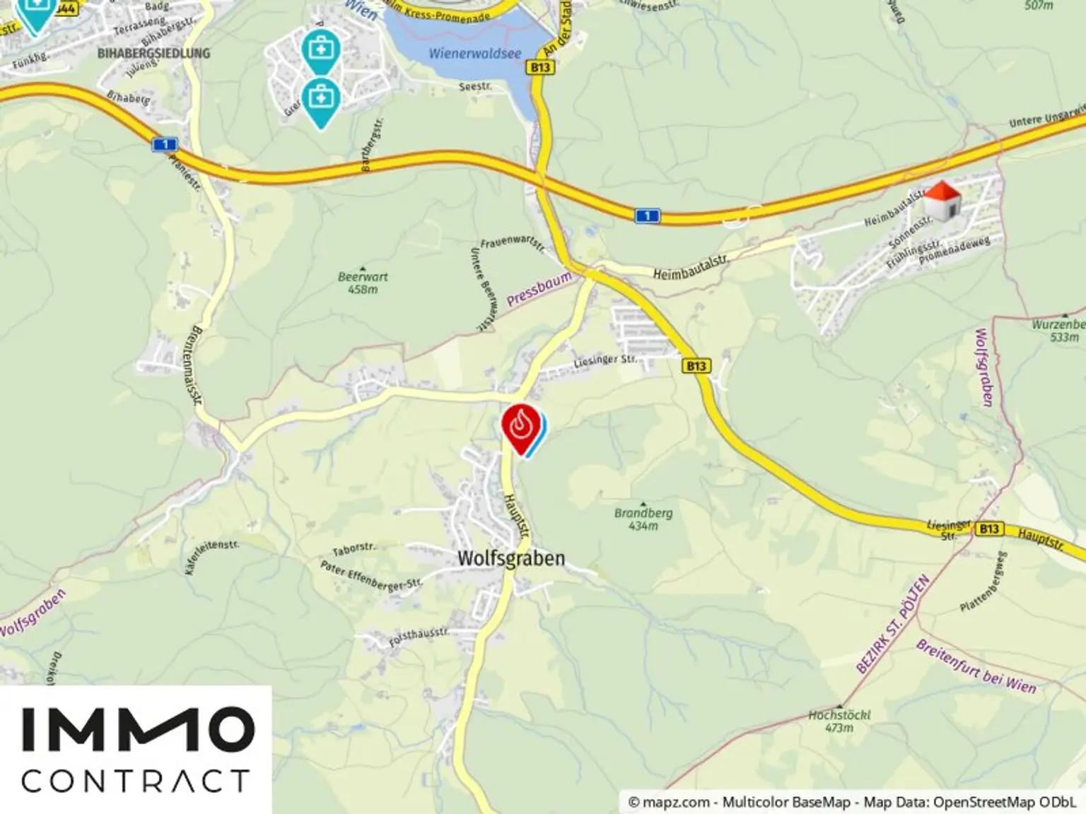 Geolyzer Kartenausschnitt