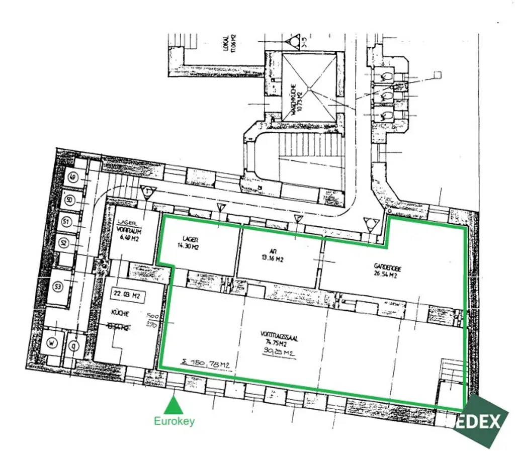Großes Souterrain in guter Lage