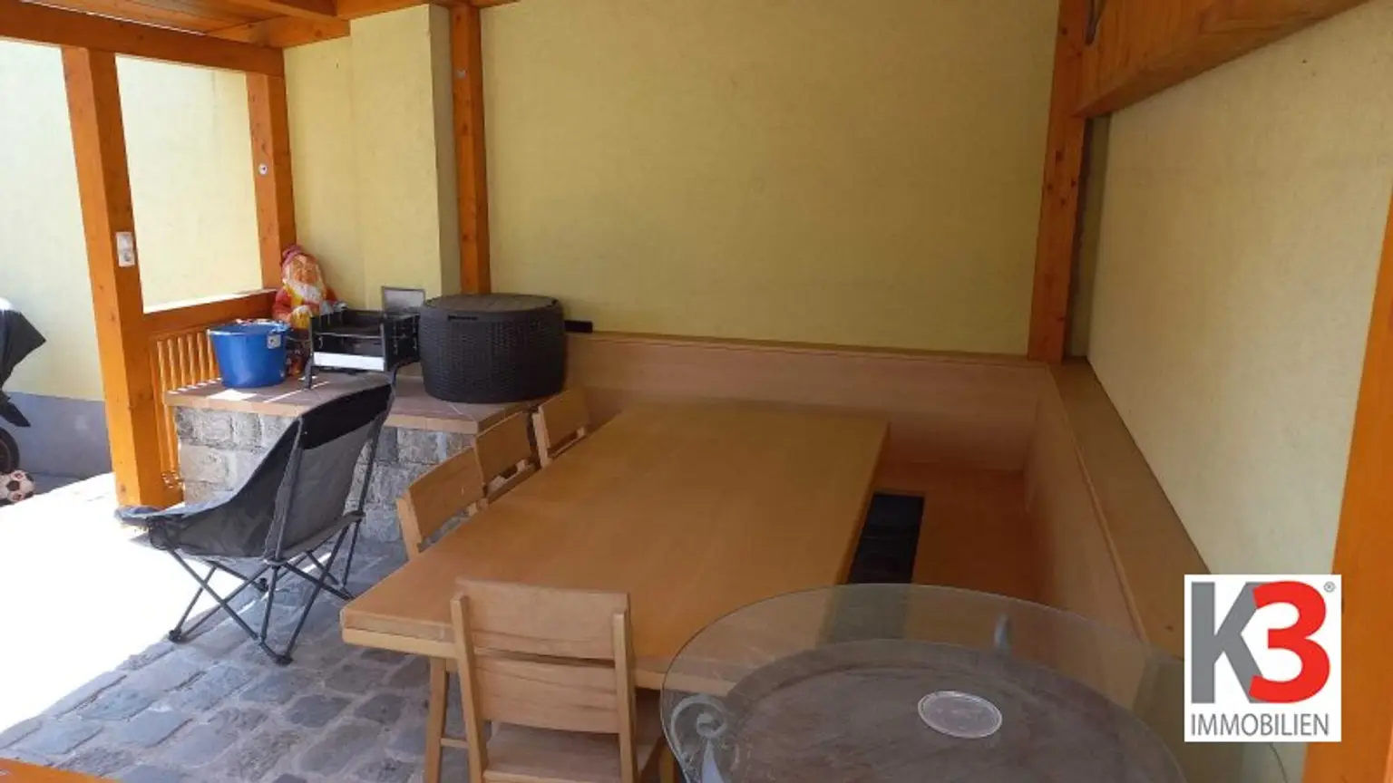 K3 - Gemühtlicher, barrierefreier Bungalow mit kleiner Werkstatt und angebautem Pavillon