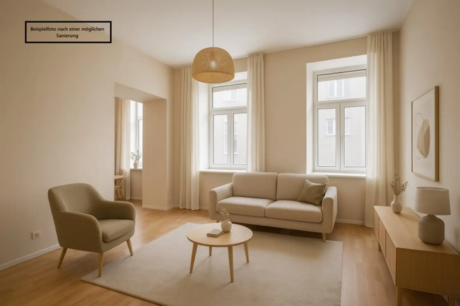 ++NEU++ Für Bastler: 2-Zimmer Altbau-Wohnung (sanierungsbedürftig) - gut adaptierbarer Grundriss