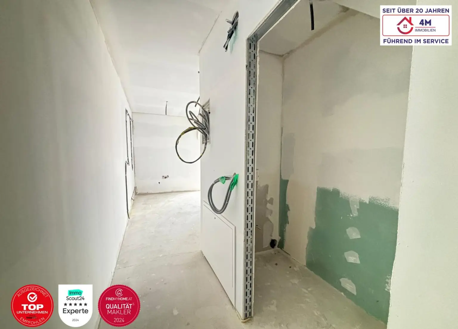 Erstbezug! Helle Neubauwohnung mit Terrasse im 4. Liftstock – perfekt für Paare & Jungfamilien