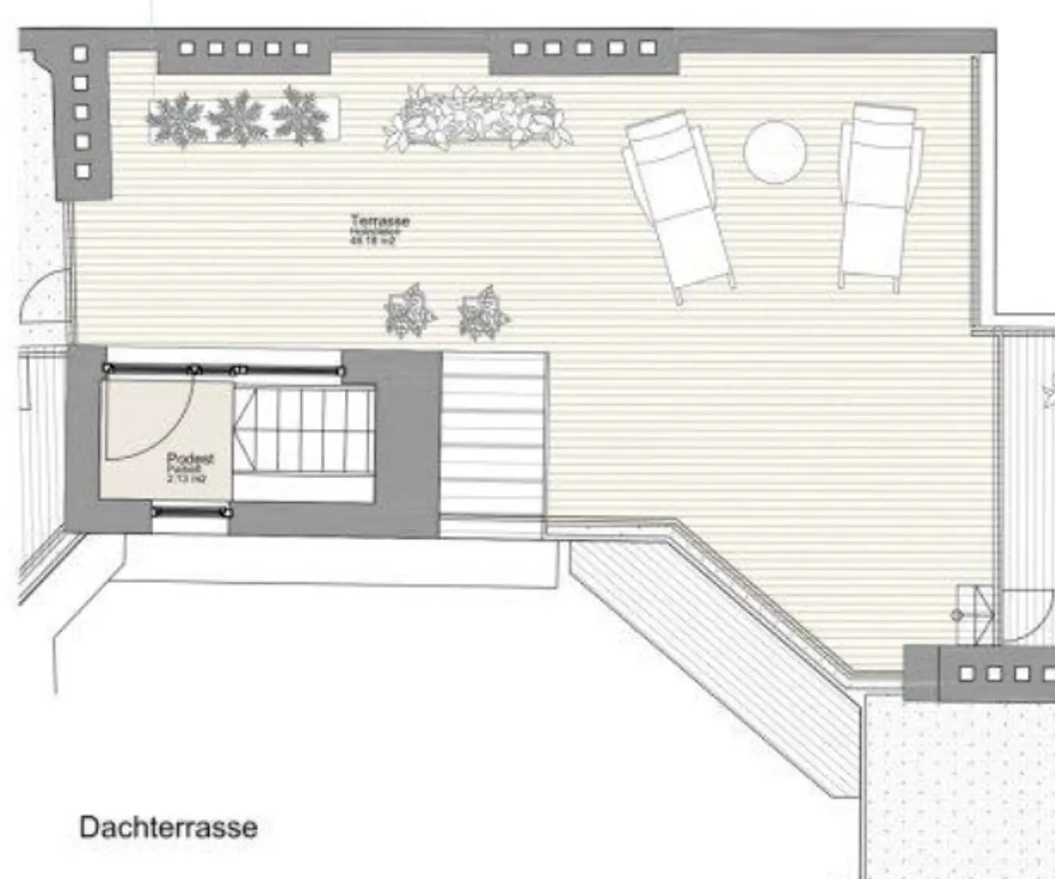 Dachterrasse