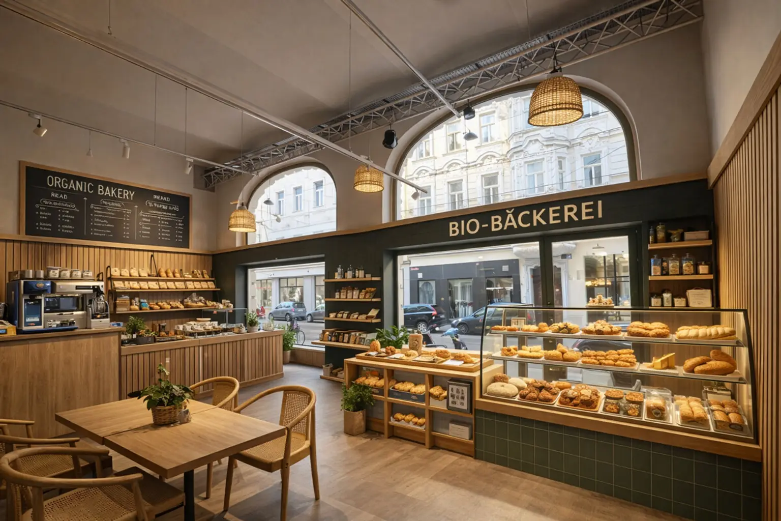 Bio-Bäckerei mit natürlichem Charme