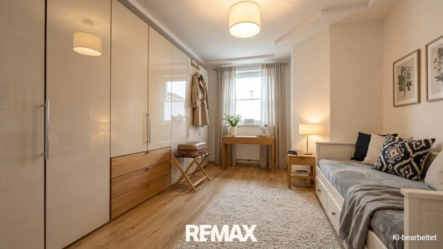 Gästezimmer mit KI Gestaltung