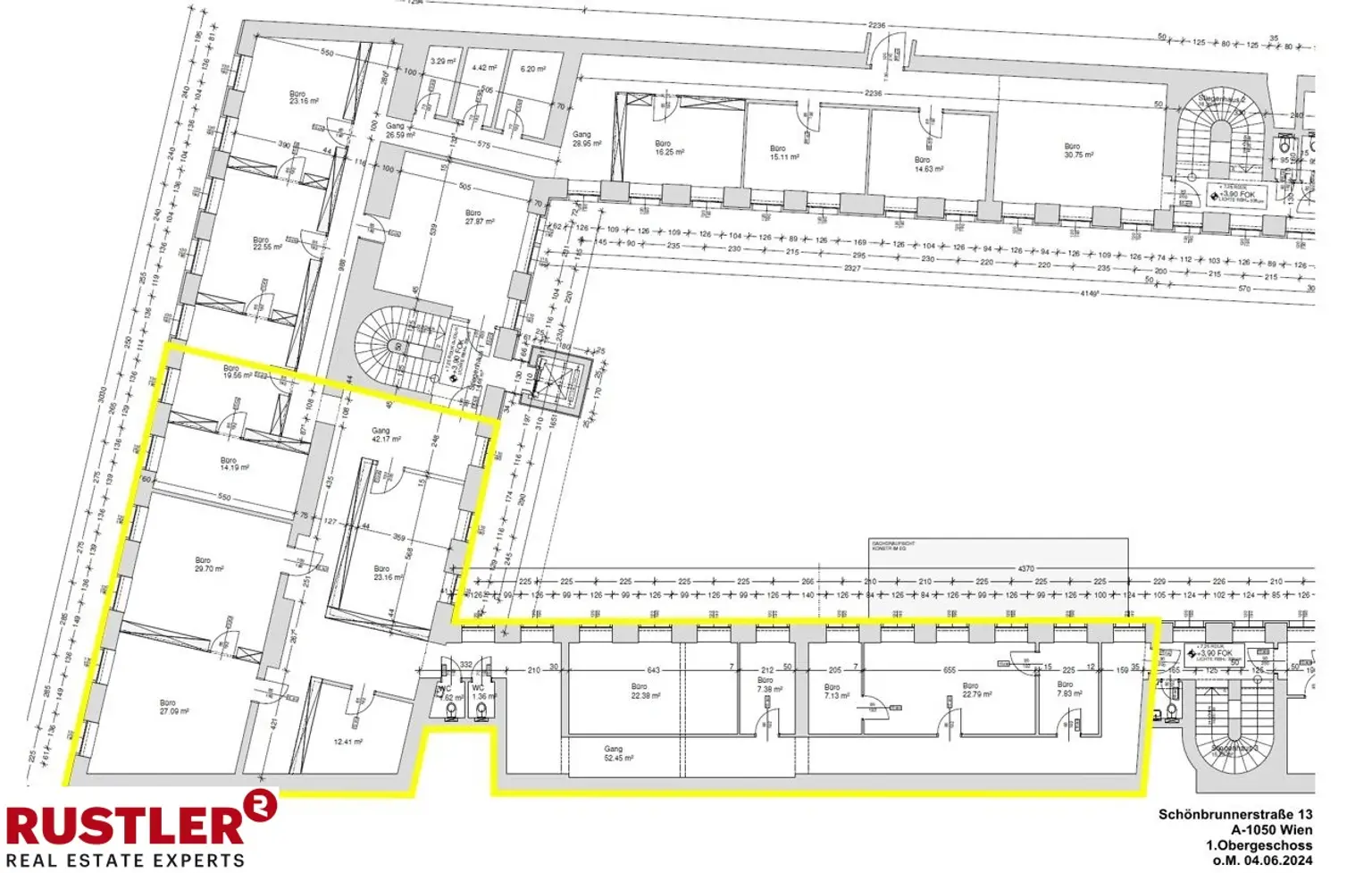 Funktionales Arbeiten mit Altbau-Charme – Büro Teilfläche in 1050 Wien