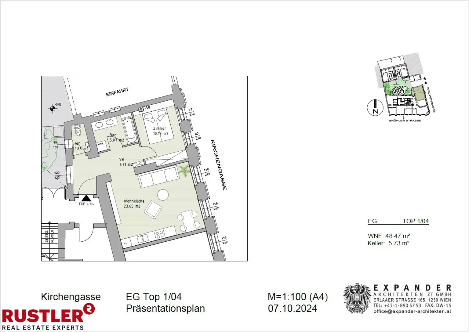 Ruhige 2-Zimmer-Anlegerwohnung in begehrter Lage