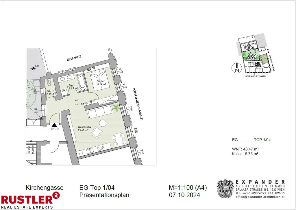 Ruhige 2-Zimmer-Anlegerwohnung in begehrter Lage
