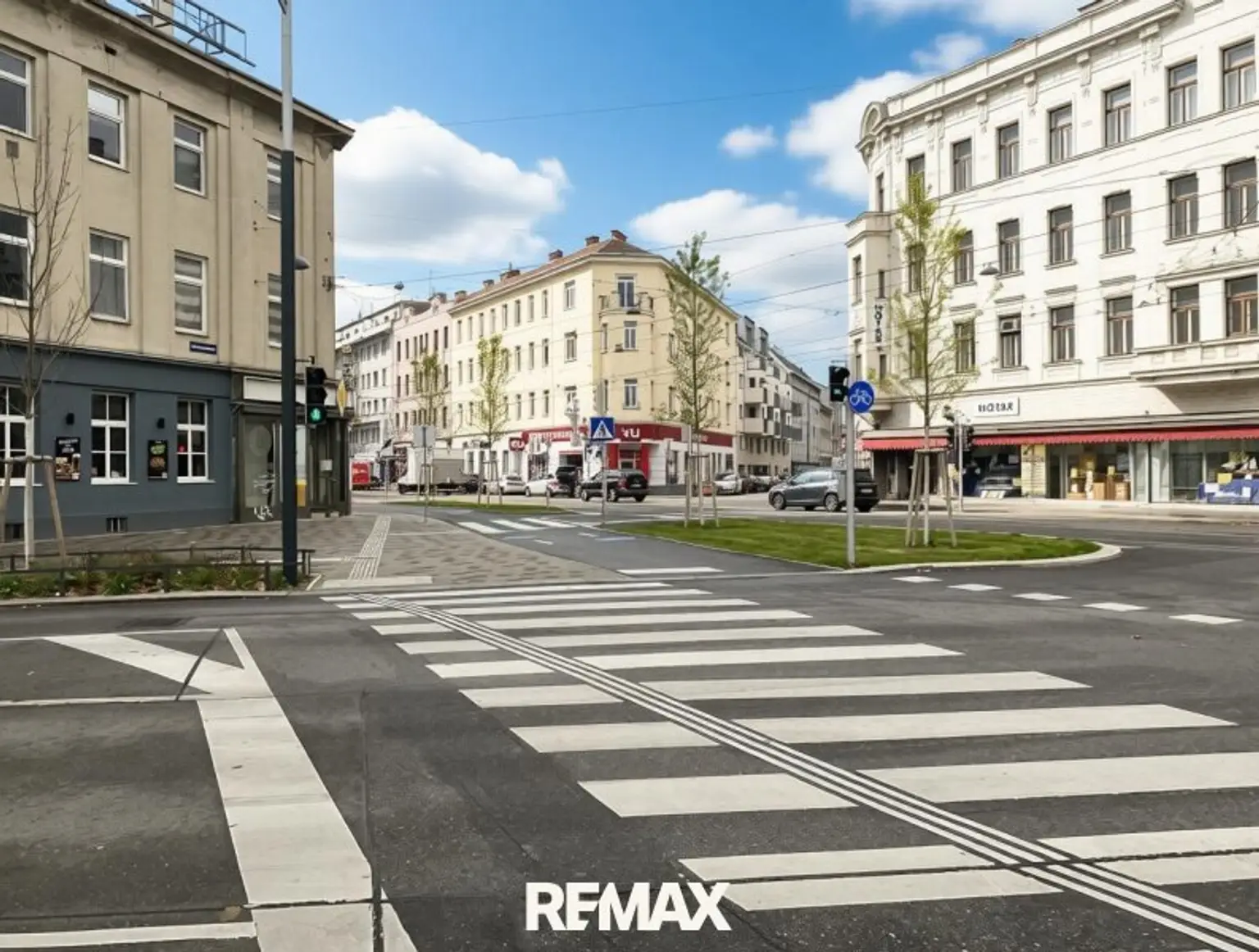 Umgebung mit Radweg