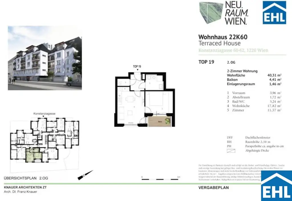2-Zimmer Wohnung mit Balkon nahe Hirschstettner Aupark