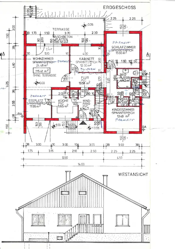 Charmantes Einfamilienhaus auf großem Grund in ruhiger Lage !