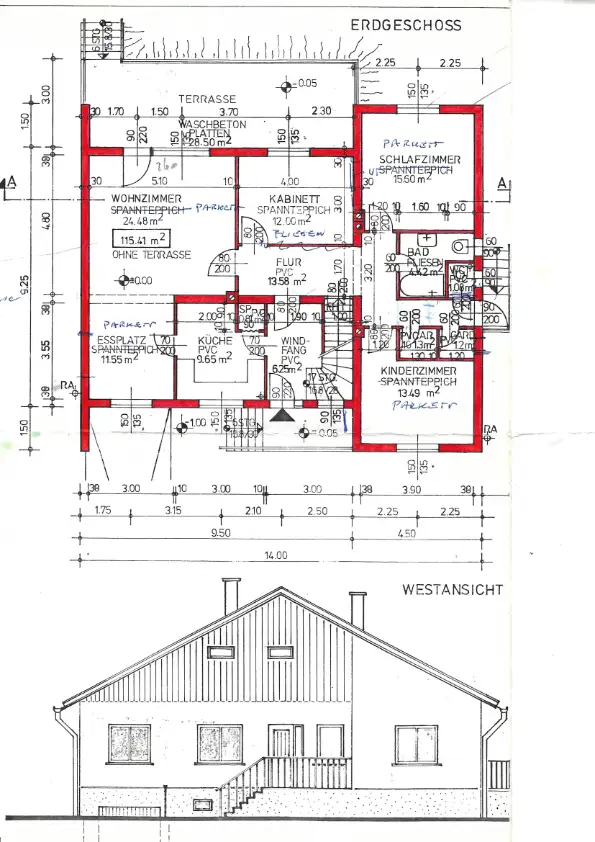 Charmantes Einfamilienhaus auf großem Grund in ruhiger Lage !