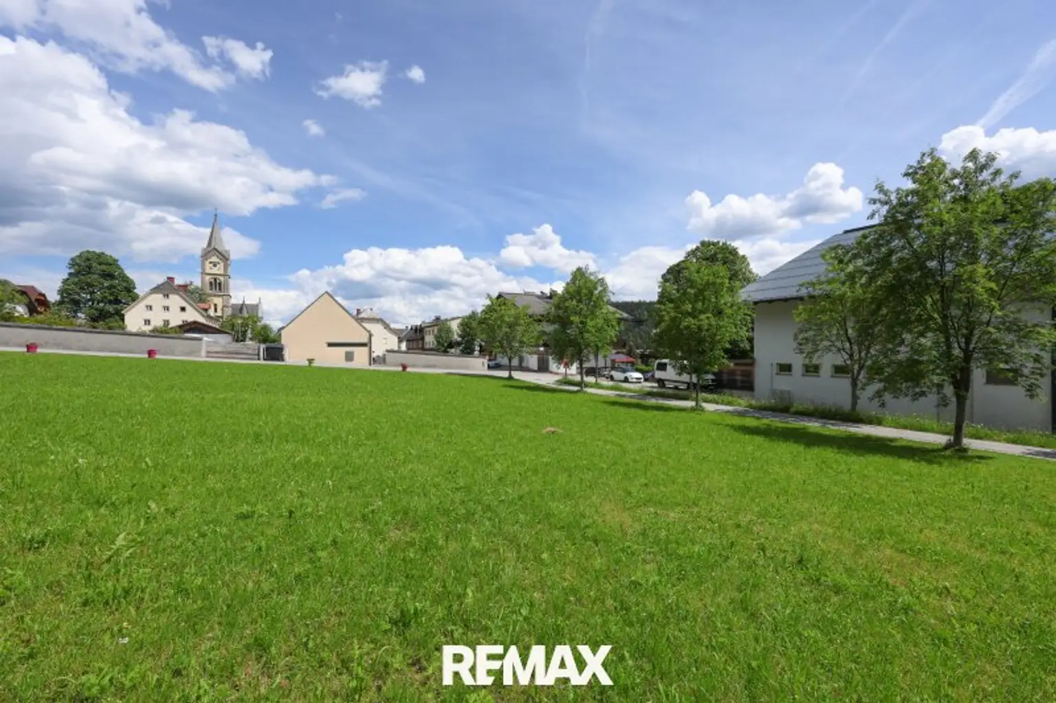 Blick Richtung evang. Kirche OST