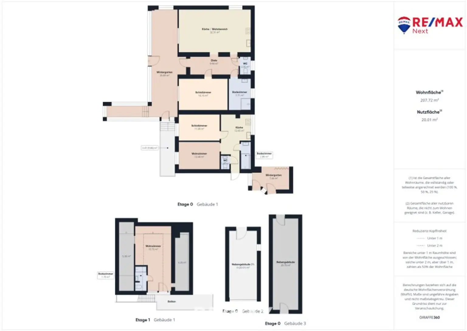 Grundriss gesamt inkl. Nebengebäude