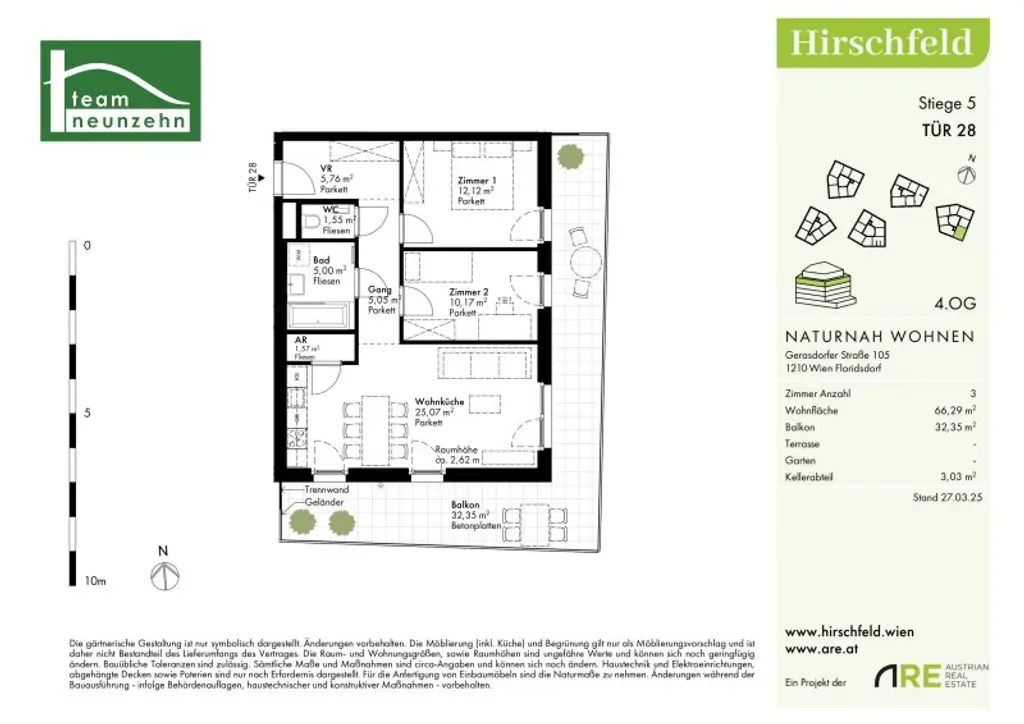 Neubauprojekt im Niedrig-Energie-Standard im grünen Hirschfeld – Naturnah wohnen - Provisonsfrei!