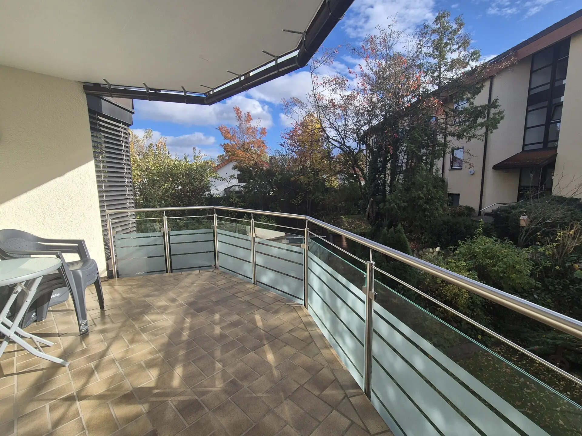 Balkon Aussicht nach links