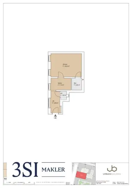 Klausgasse 46: Smarter Grundriss und gute Wohnqualität - 1-Zimmer-Altbauwohnung in ruhiger Seitengasse des 16. Bezirks
