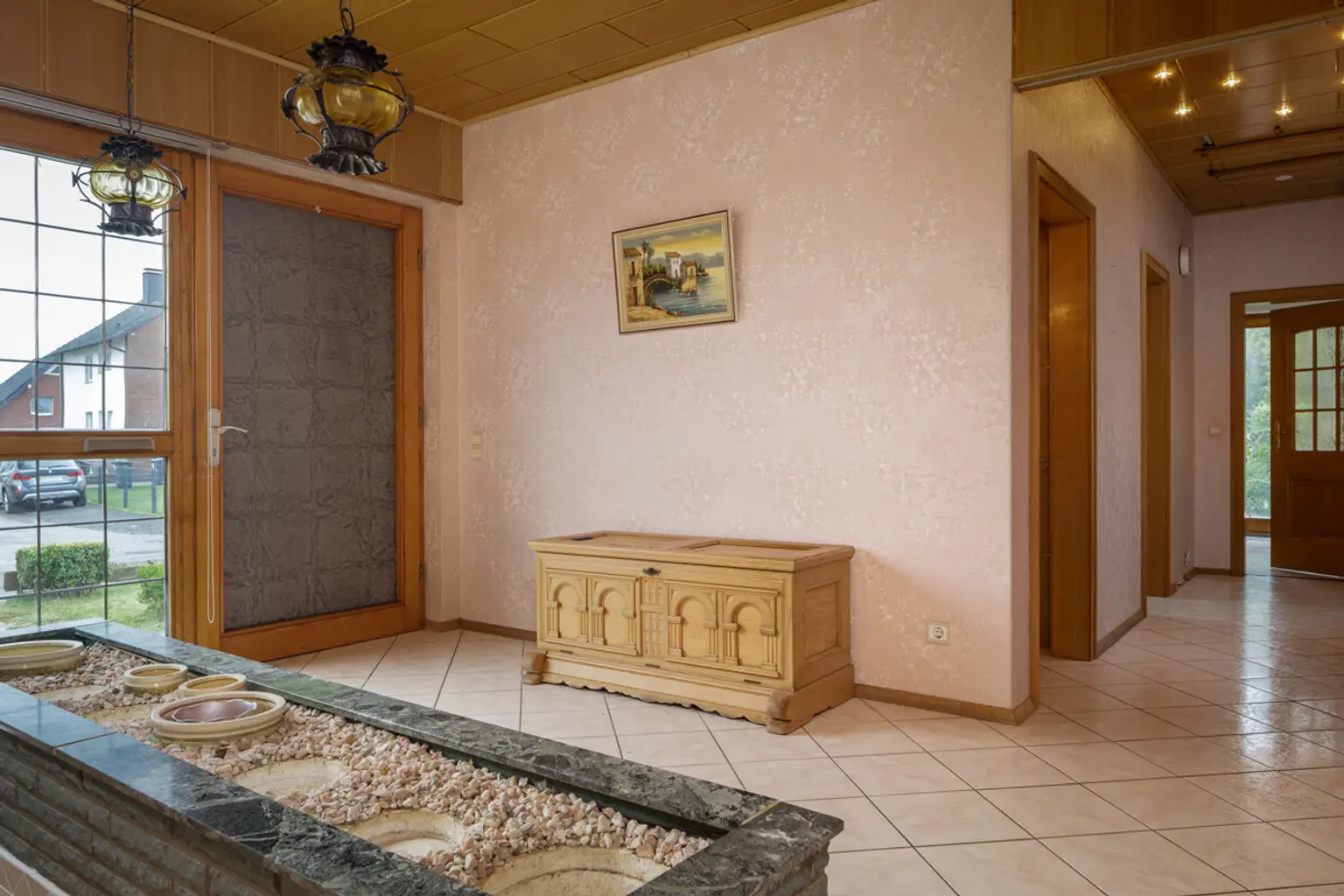 Die Diele mit dem Eingang